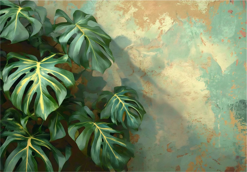 Fotótapéta Monstera levelek textúra stílus 416x290 modern design +ragasztó