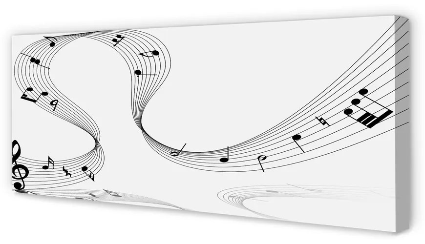 Canvas képek Violinkulcs 100x50 cm