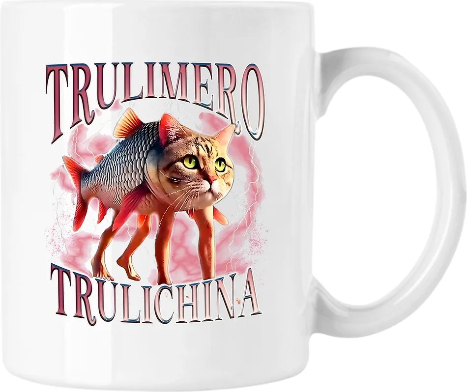 Trippi troppi brainrot cica bögre 1 fehér 330ml