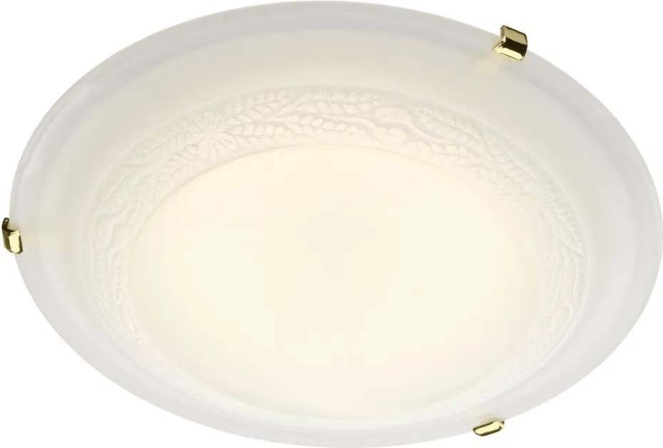 DAR LIGHTING DAM482 DAMASK Ufo Lámpa Alabástrom, Sárgaréz E27 IP20