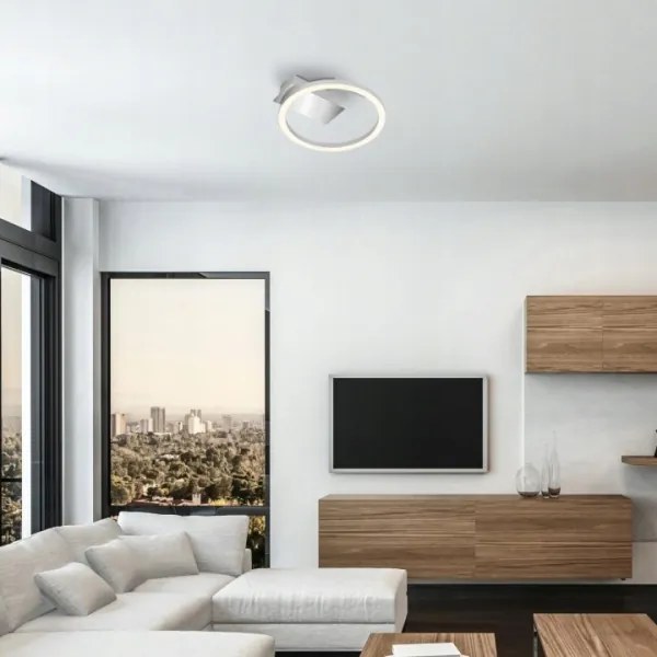 Briloner 3778-014 - FRAME mennyezeti lámpatest LED/5W/230V, átmérő 20 cm, matt króm