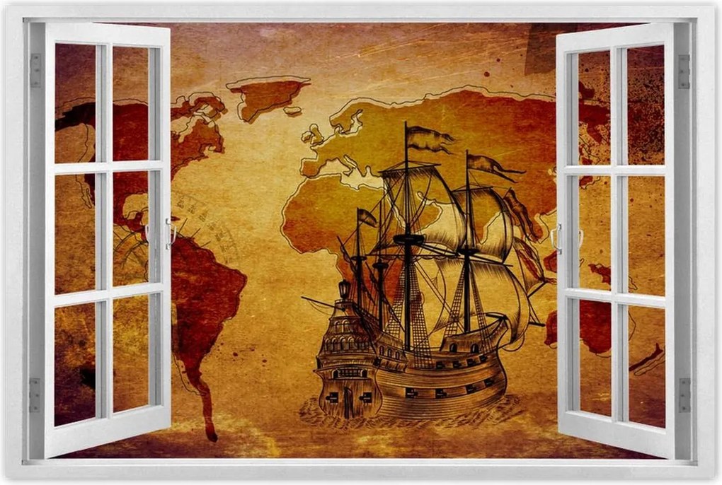 Poszterek 120x80 Régi vintage térkép