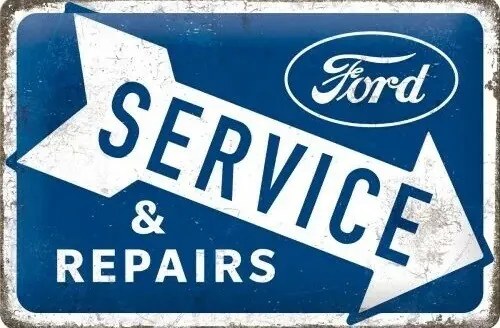 Fém tábla Ford - Service & Repairs