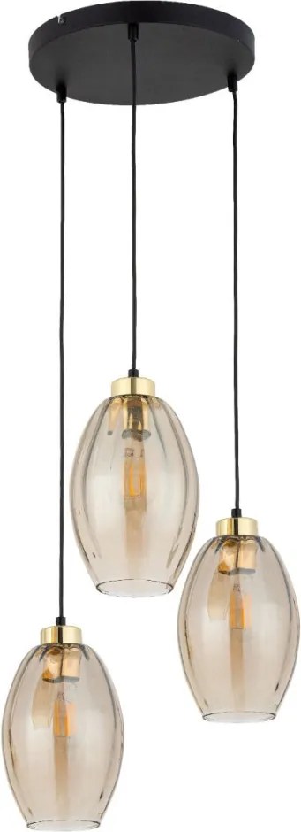 TK Lighting SEBO 4634 Függőlámpa 3x15W/E27 IP20