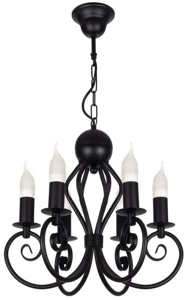 Csillár láncon VINCENT 6xE14/40W/230V