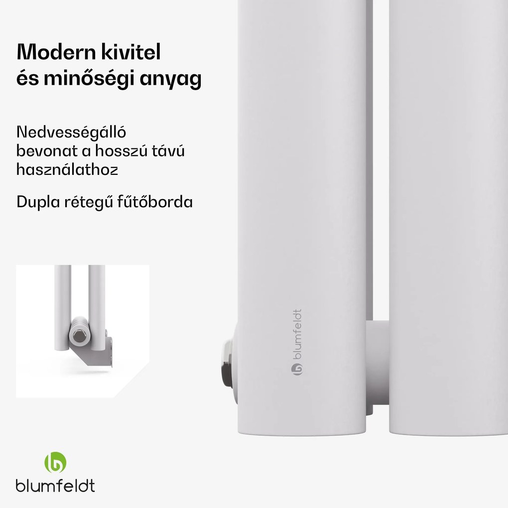 Blumfeldt Tallheo radiátor 120x30 620W