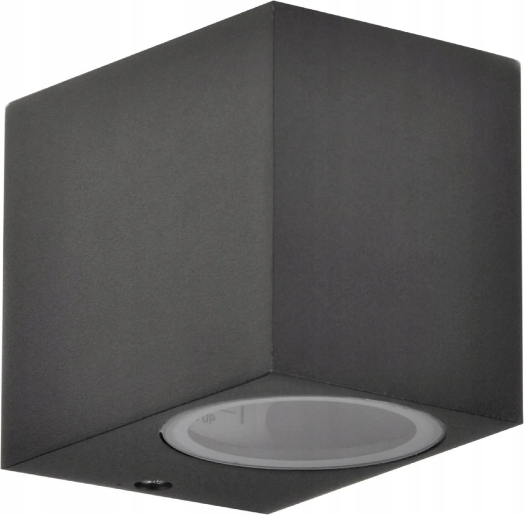 LED-es fali lámpa Homlokzati fali lámpa Kerti kültéri lámpatest GU10 Boston