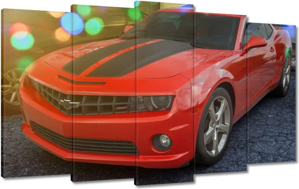 Vászonkép 100x60 Chevy Camaro Ss Piros