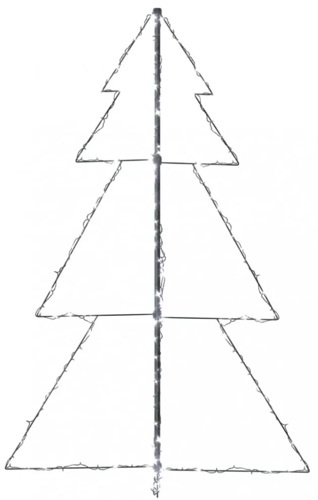 200 LED-es beltéri/kültéri kúp alakú karácsonyfa 98 x 150 cm