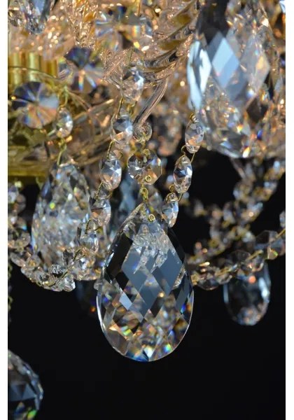 Wranovsky JWZ151082130 - Kristály csillár láncon CLASSE 8xE14/40W/230V