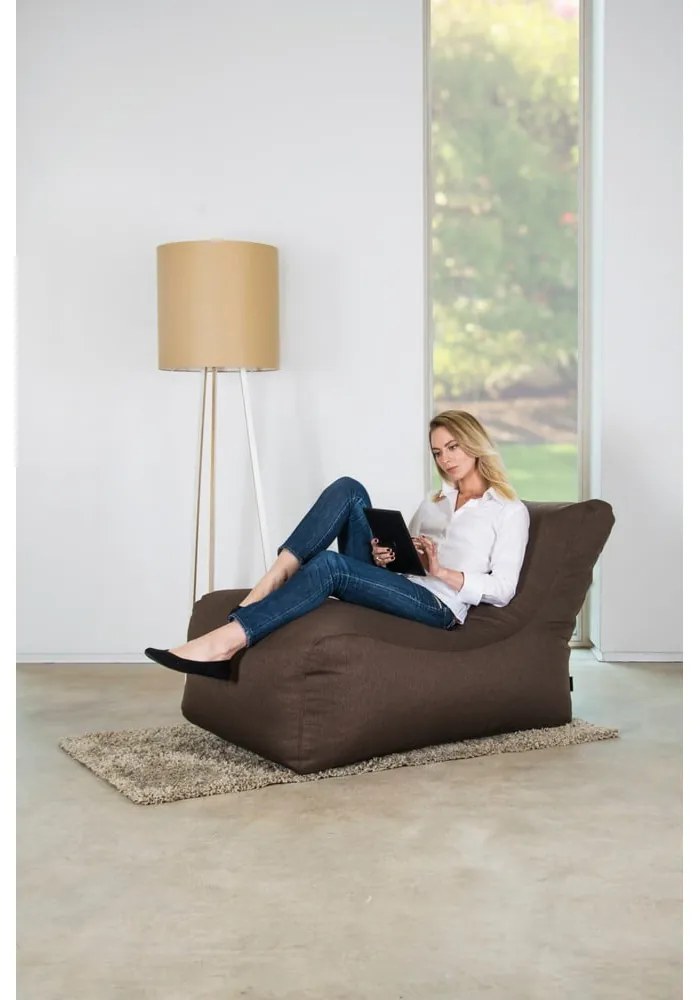 Zöld babzsákfotel Lounge – SLOWDOWN