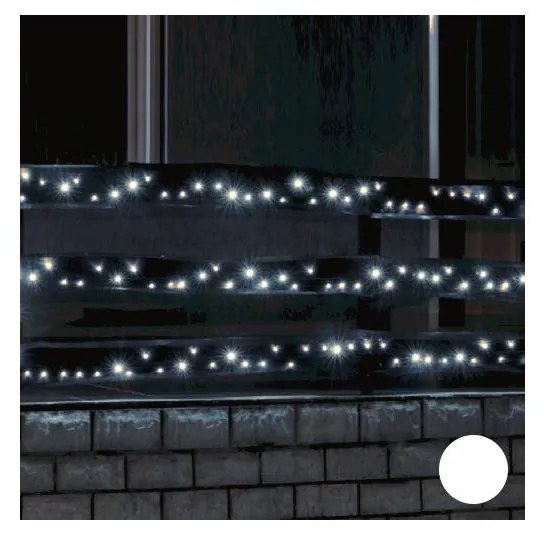 Kültéri karácsonyi lánc 35m 500xLED/230V hideg fehér IP44