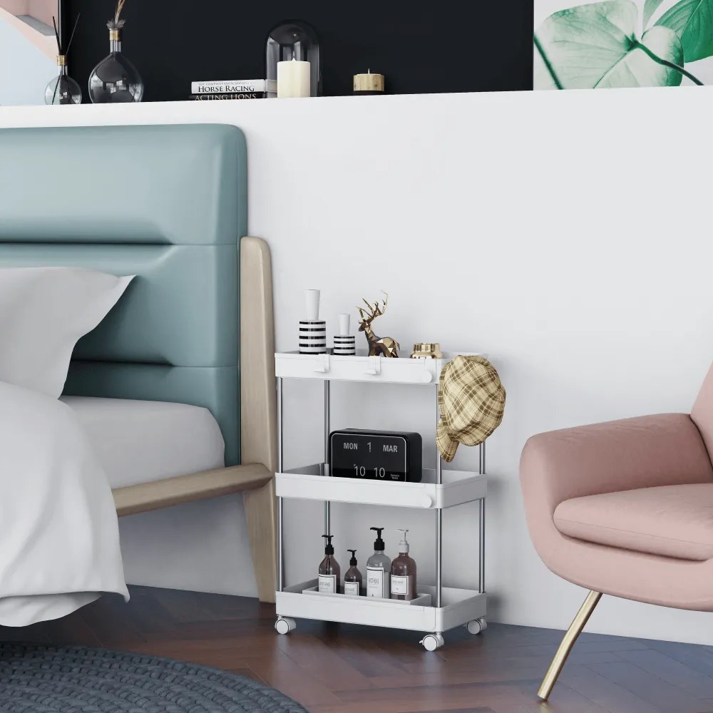 Mozgatható polc, fehér, ALIOL TYP 1