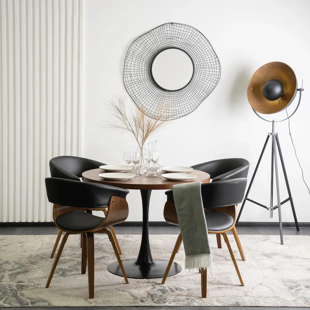 Étkezőszék Fekete Színben. OHIO