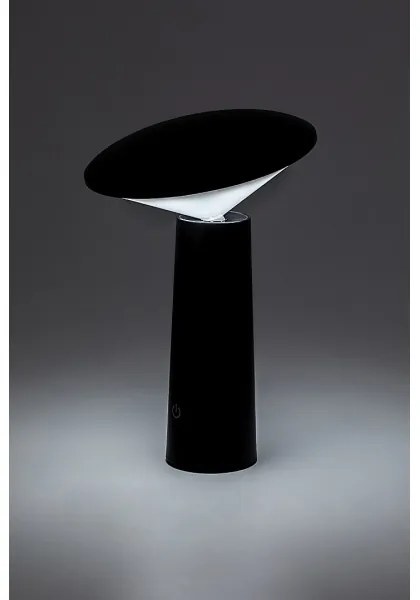 Rabalux 77147-LED Dimmelhető újratölthető érintőképernyős asztali lámpa POLPERRO LED/3W/3,7V 1200mAh fekete