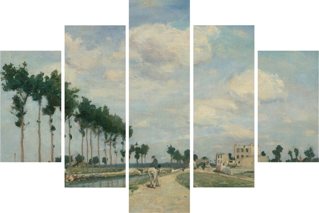 Kép - Johan Barthold Jongkind, The Towpath, reprodukciók (150x105 cm)