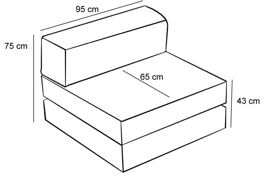 Fotel Comfort - Narancssárga
