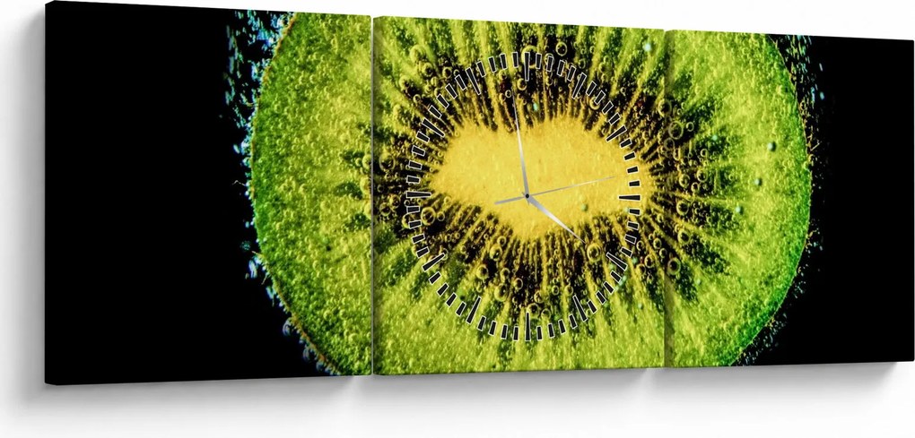 Kép - kivi részlete a vízben (órával) (90x30 cm)