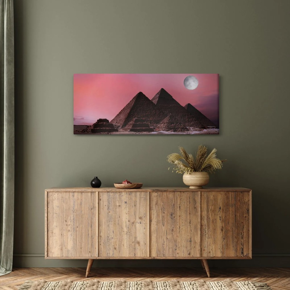 Kép - Piramisok giza, Egyiptom (120x50 cm)