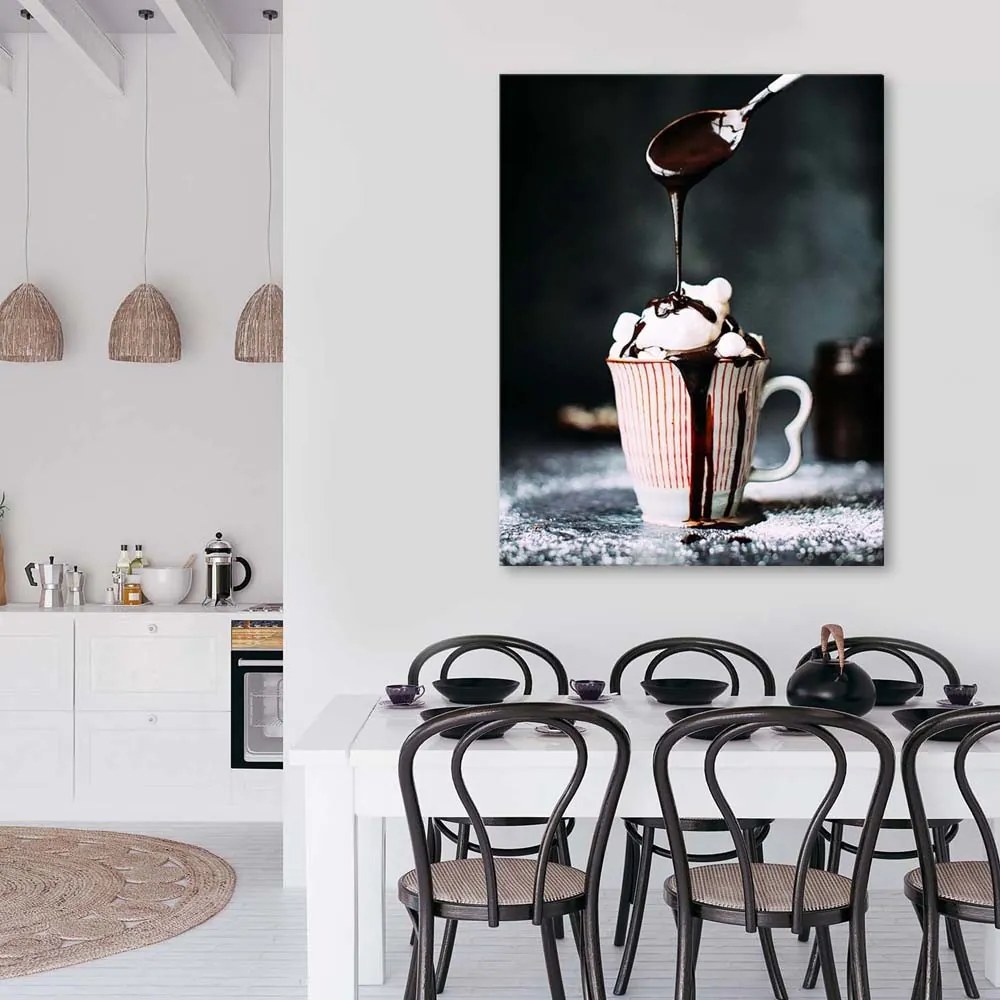 Gario Vászonkép Kávé mályvacukorral Méret: 70 x 100 cm