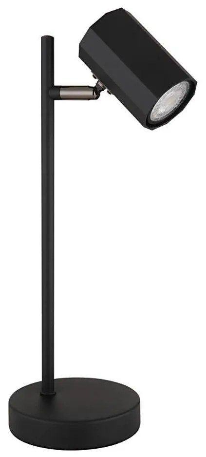 Globo 57918TB - Asztali lámpa JAMES 1xGU10/5W/230V fekete