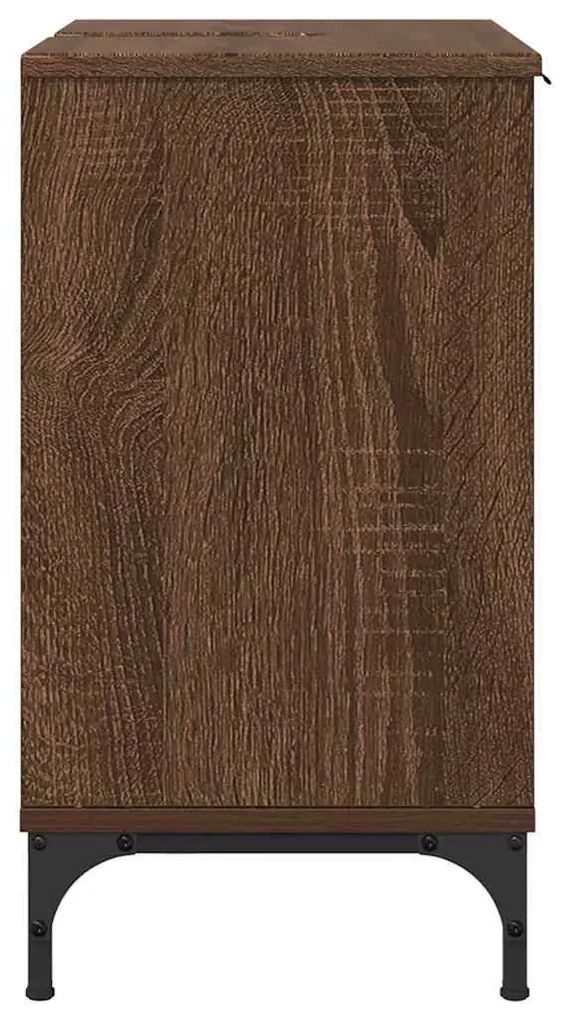 Fürdőszobai mosdószekrény barna tölgy 60.5 x 33.5 x 61 cm