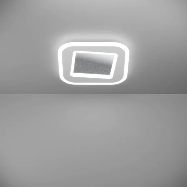 Eglo 901234 - LED Dimmelhető mennyezeti lámpa MACCHIONI LED/20W/230V fehér + + távirányító