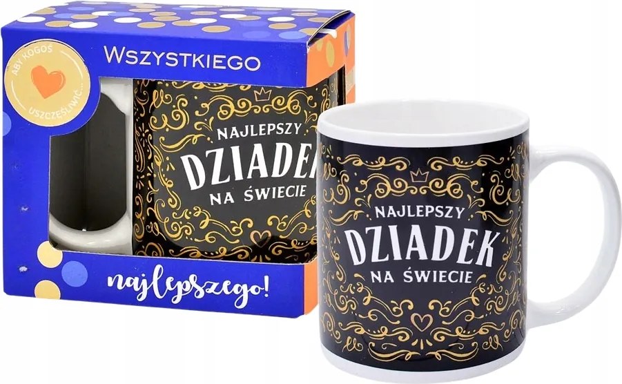 Nagy Bögre A Világ Legjobb Nagypapája Ajándék Nagypapa Napja Kávé