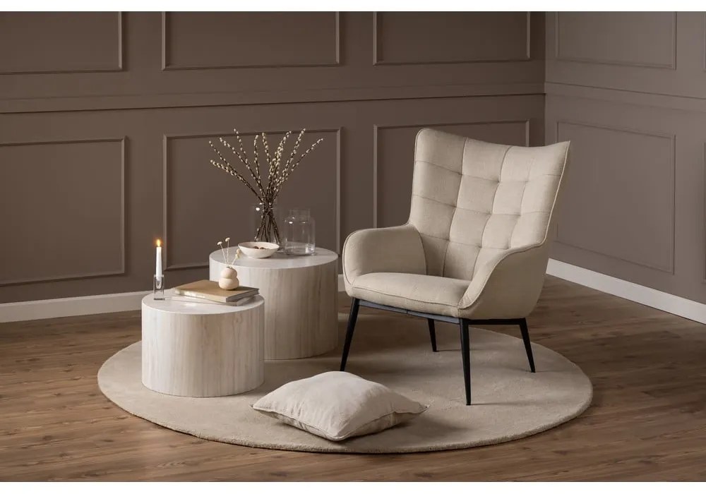 Bézs fotel Redding – Actona