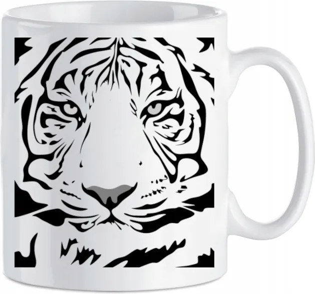 Bögre vagány állat mintás Tigris 330 ml