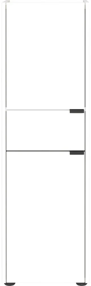 Fehér magas fürdőszoba szekrény 34x111 cm Forano – Germania