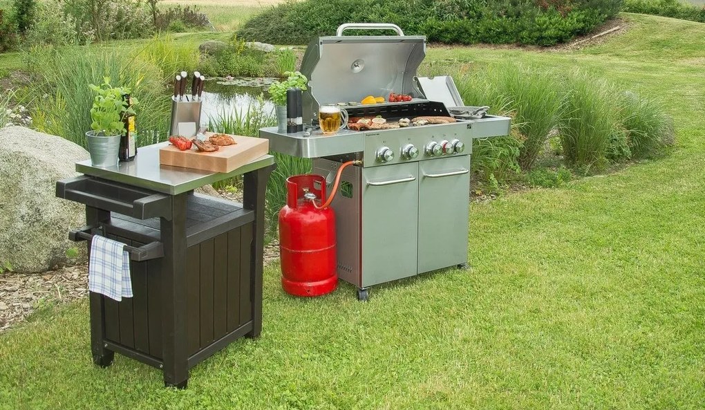 G21 Argentina BBQ Premium line gázgrill, 5 égő +redukciós szelep ingyen