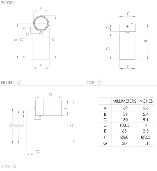 Eglo 390082 - LED Fali spotlámpa CUMARIBO 1xGU10/4,5W/230V 3000K