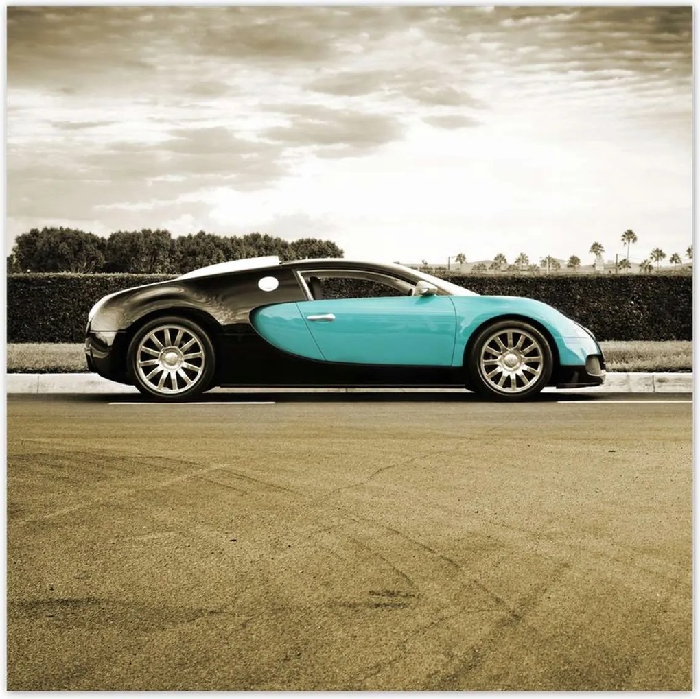 Poszterek 100x100 Bugatti Sportautó