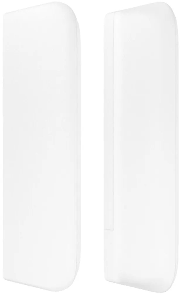 fehér műbőr szárnyas fejtámla 163x16x78/88 cm