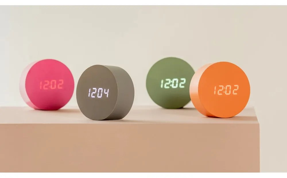 Digitális ébresztőóra ø 9 cm Spry Round – Karlsson