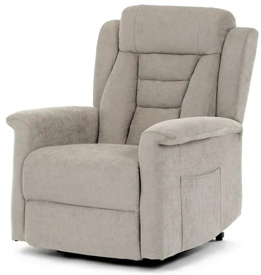 Relax fotel elektromos kábelvezérléssel, bézs szövetkárpittal. TV-7072 LAN2