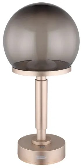 Globo 21034CH - LED Újratölthető érintős asztali lámpa HAKU LED/2,5W/5V 2700/4000/6500K rózsa