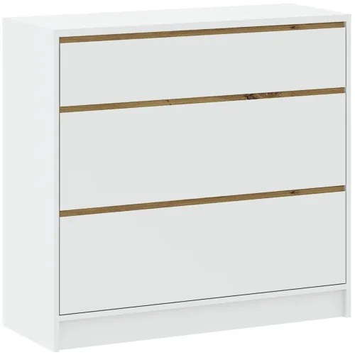 BASIT Komód Fehér Színben 99 cm 3S WIDE