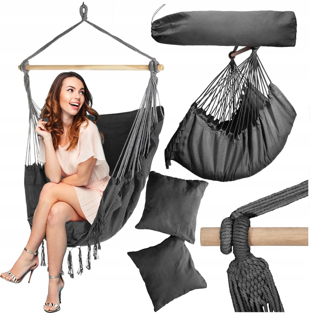 Brazil Szék Függőszék Kerti Hinta Hintaágy Függőágy Párna