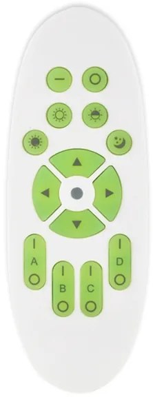 Top Light - LED Dimmelhető mennyezeti lámpa NORMAN LED/60W/230V fekete + távirányító