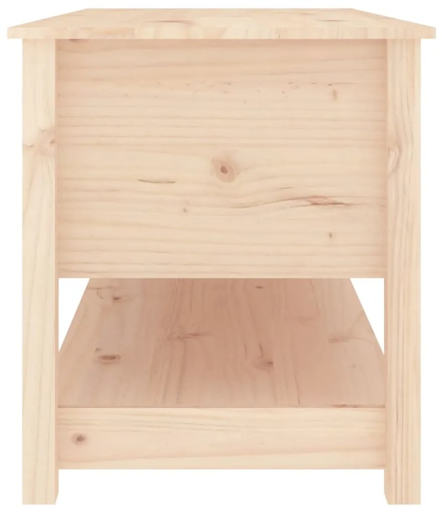 Tömör fenyőfa dohányzóasztal 102 x 49 x 55 cm