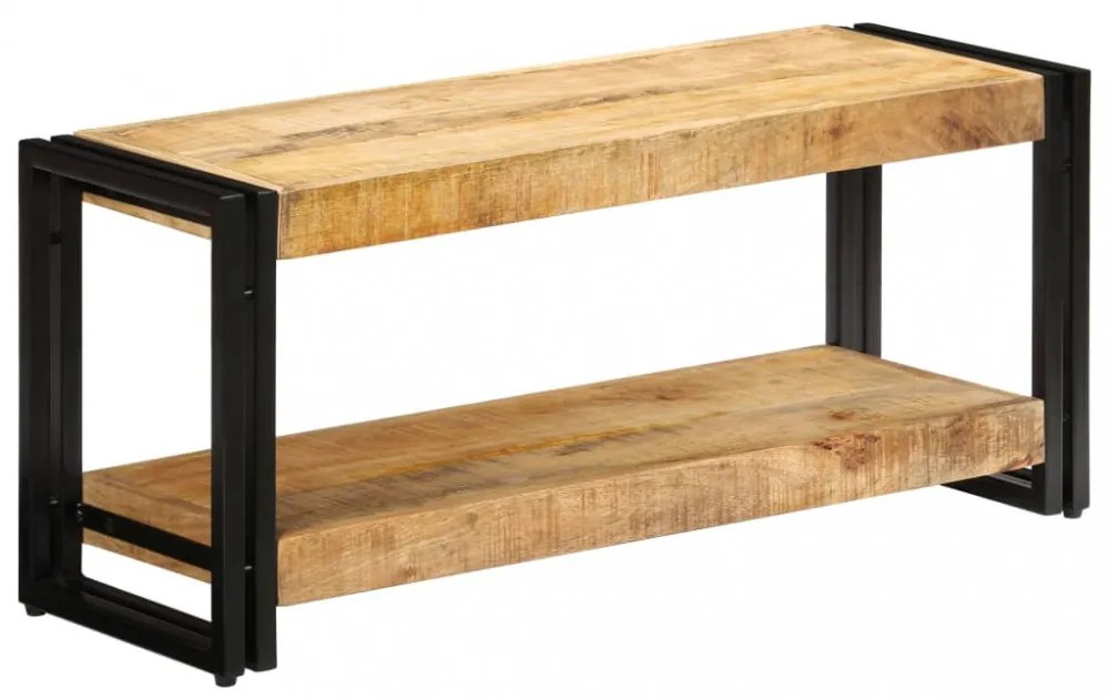 tömör mangófa TV-szekrény 90 x 30 x 40 cm