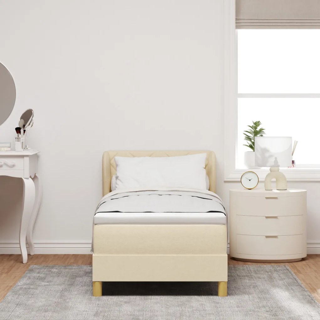 Boxspring Ágy Matrac Különböző Színben - 80x200 cm, Szövet