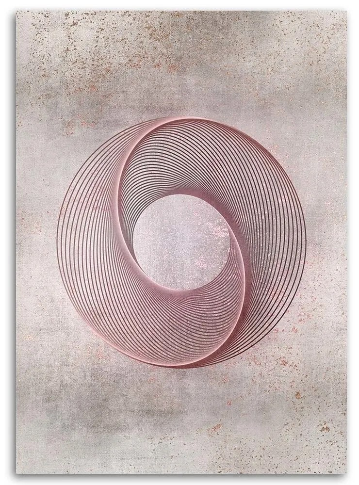 Gario Vászonkép Rózsaszín kör - Andrea Haase Méret: 80 x 120 cm