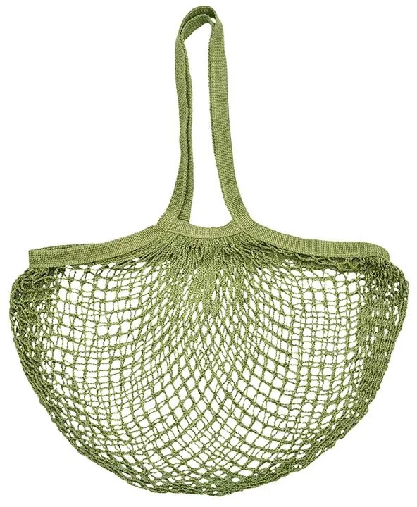 Vállra akasztható retró táska, zöld