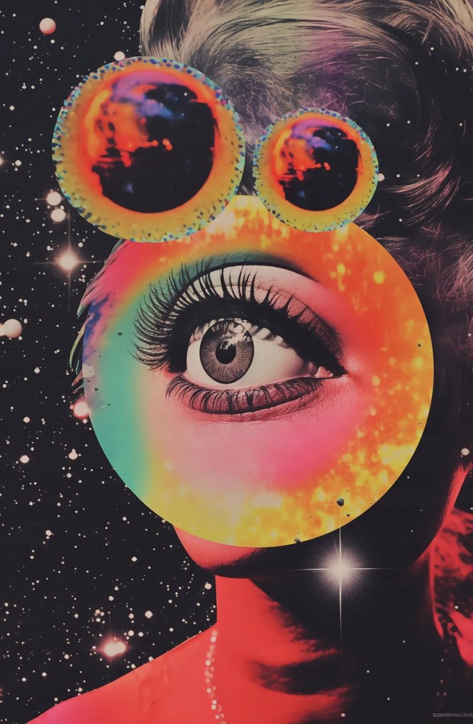 Poszter 53x81cm Szem az űrben