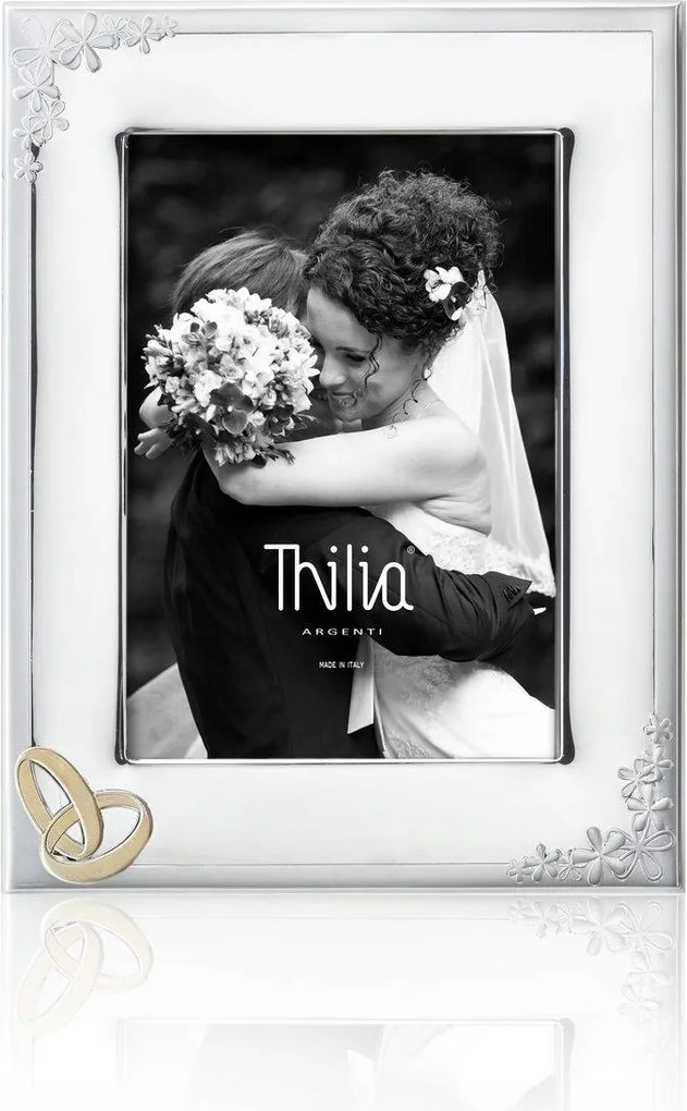 Esküvői képkeret karikagyűrűkkel Méret: 10x15 cm