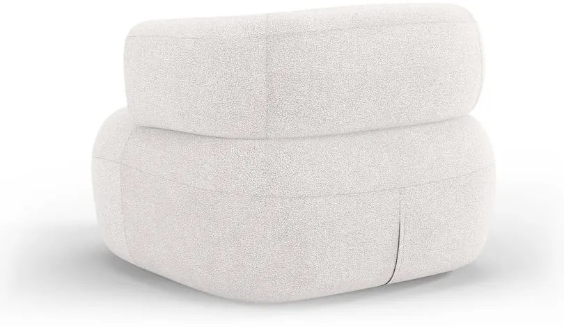 Fehér buklé fotel Jenny – Micadoni Home