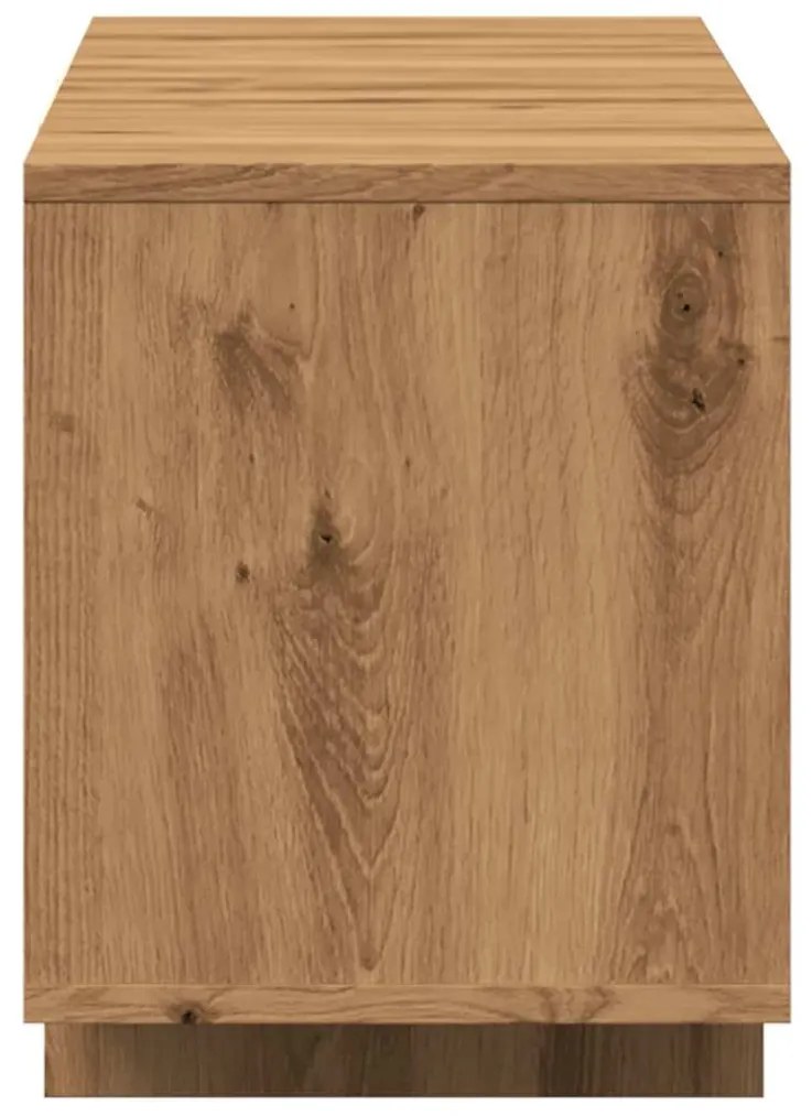 kézműves tölgy színű szerelt fa TV-szekrény 120 x 30 x 40,5 cm